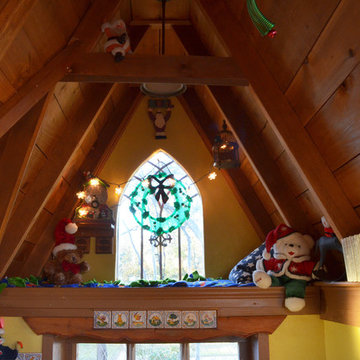 A Magical Tree House Lights Up for Christmas