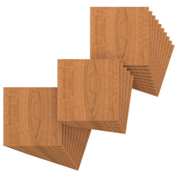 11 .75"Wx11 .75"Hx.375"T Wood Hobby Boards, Cherry, 25-Pack