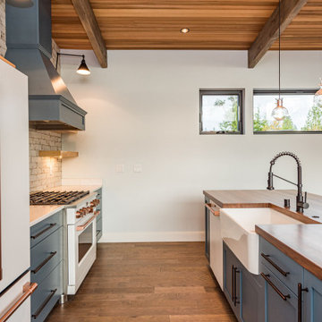 Seabeck - Modern Home + Studio with Panoramic Olympic Mountain Views