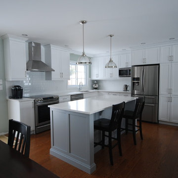 White and Grey Two Toned