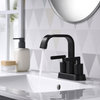 Ultra Faucets UF4681X Two-Handle Bathroom Faucet, Matte Black