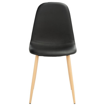 Safavieh Blaire Dining Chair, Black/Natural