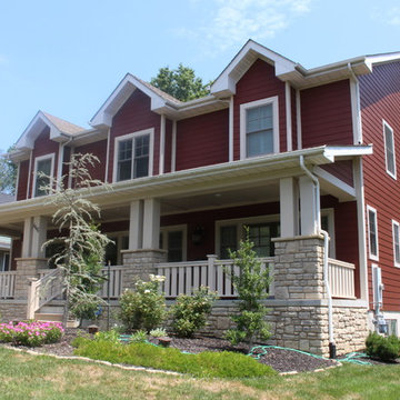 Countrylane Red James Hardie Siding | Kirkwood, MO 63122