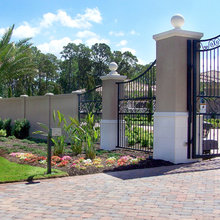 fencing and retaining wall
