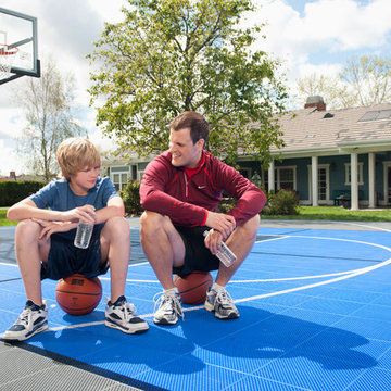 Backyard Basketball Court