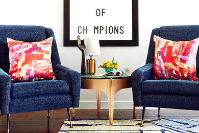 Inspiration for an eclectic living room remodel in Los Angeles