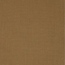 Ochre Color Hudson Yarn Dyed Solid Cotton Blend Design Fabrics - Upholstery Fabric