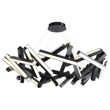 Modern Forms Chaos 31-Light 61" in Black