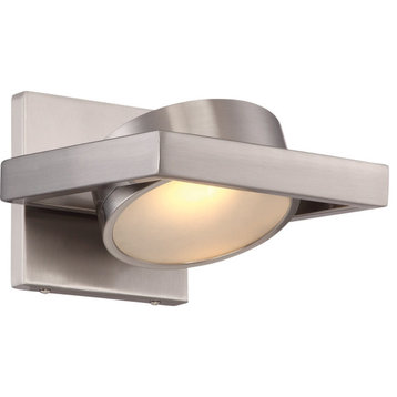 James Allan NVWS70346 Wing 1 Light 5" Tall Integrated LED Wall - Brushed Nickel