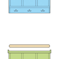 Andrea Mudroom System - Accent And Storage Benches
