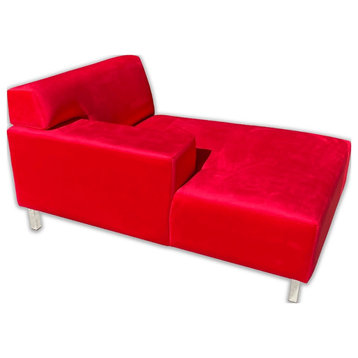 Euro Chaise Lounge, One Arm Chaise Lounge