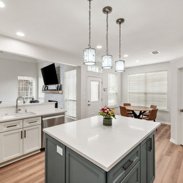 Kitchen-to-Living Pass-Through & Island View