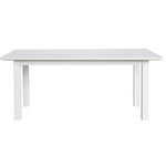 Universal Furniture - Universal Furniture Modern Farmhouse Kitchen Table - Laminate Top - Sleek, simple, and unencumbered, the crisp white Kitchen Table adds a refreshing edge to any dining space with a clean, rectangular tabletop and bold square legs.