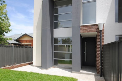 Design ideas for a small contemporary home design in Adelaide.