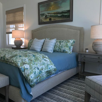 Long Beach Island Blue and White Beach House New Construction
