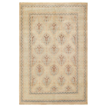 Mogul, One-of-a-Kind Hand-Knotted Area Rug Yellow, 6'2"x9'2"