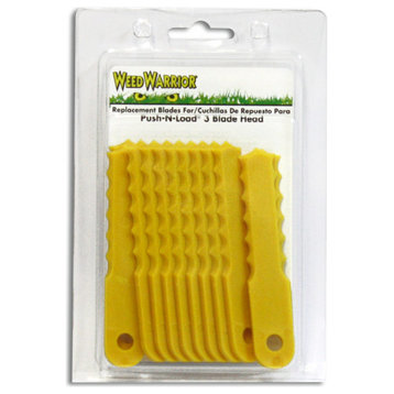 Weed Warrior® 70289A Push-N-Load Replacement Blades, 12-Pack, Nylon