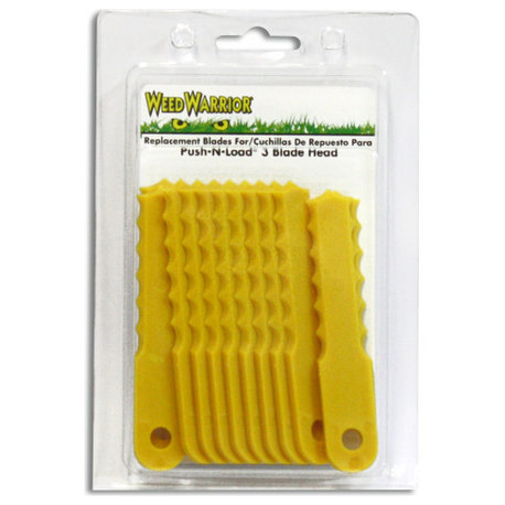 Weed Warrior® 70289A Push-N-Load Replacement Blades, 12-Pack, Nylon