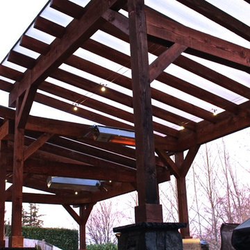 Covered patio structures