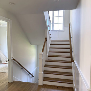 Project #141 | Timeless Switchback Staircase with Traditional Box Newels