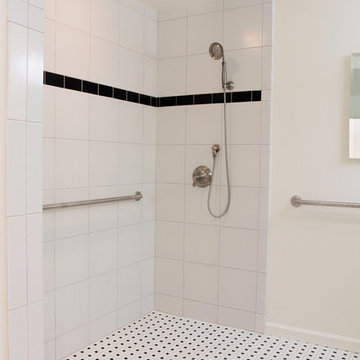 ADA Compliant Bathroom With Wheelchair Accessible Shower