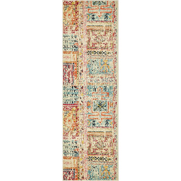 Unique Loom Multicolored Codex Monterey 2' 0 x 6' 7 Runner Rug