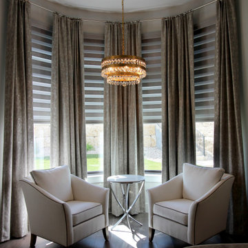 Motorized Banded Shades
