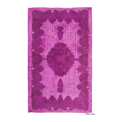 Hand Carved Over-Dyed Rug - Area Rugs