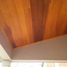 Stained roof
