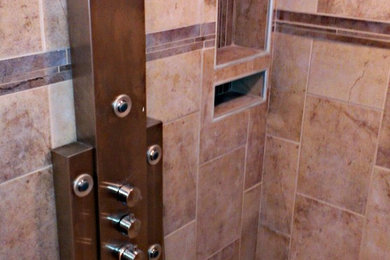 Inspiration for a transitional bathroom remodel in Indianapolis