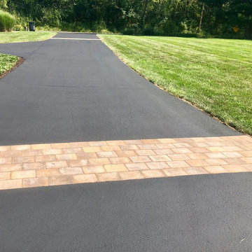 Driveway with Decorative Paver Accents/Banding