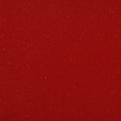 Red Shimmer Caesarstone Quartz Countertop - Kitchen Countertops