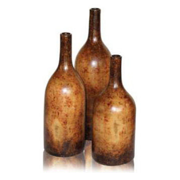 Columbia Stoneware Bottles, Set of 3
