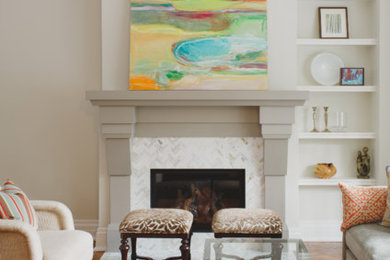 Example of a living room design in Toronto