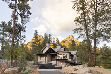 Contemporary exterior home idea in Other