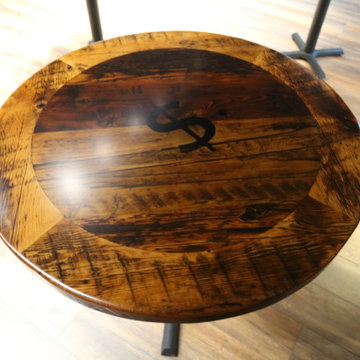 Restaurant Tables & Table Tops Made Of Reclaimed Wood