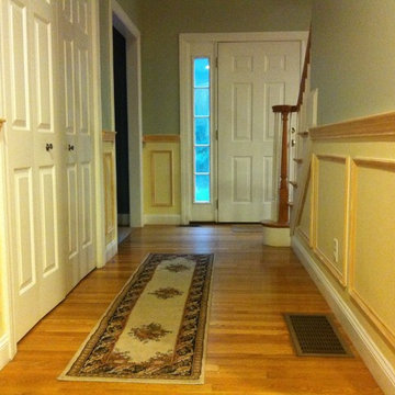 Custom Shelving & Wainscoting