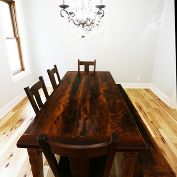 Reclaimed Wood Harvest Tables