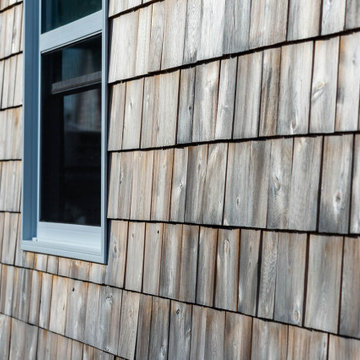 Cedar Shake Siding Installation