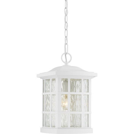 Quoizel SNN1909W Stonington 1 Light Outdoor Lantern - White Lustre