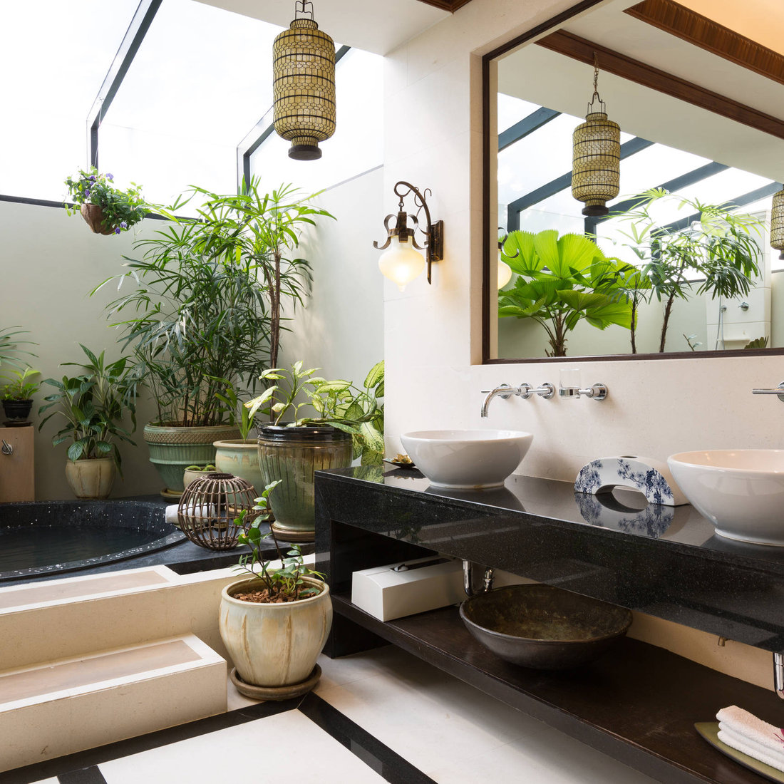 Tropical Bathroom