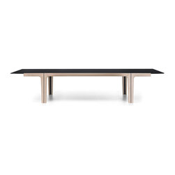 Yumanmod - Adele Rectangular Table, Extendable, Ashwood Frame - Dining Tables
