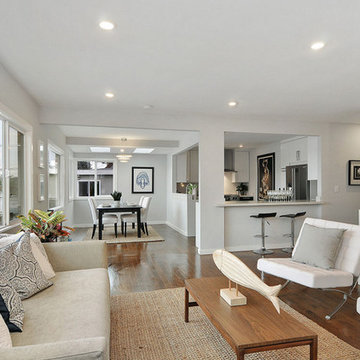 Upstairs Transitional Living Room-Loft Style