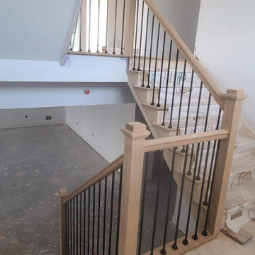 Modern Metal and Wood Rails Beachwood