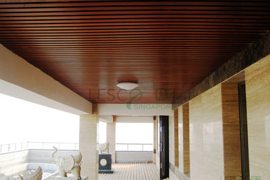 Wood ceiling panel project