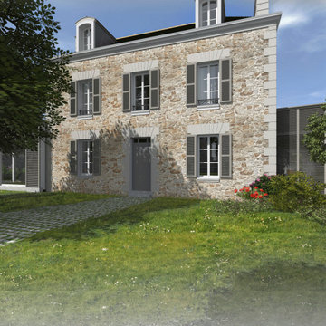 Extension d'une maison bourgeoise à Saint-Malo (35) - Architecte Atelier 14