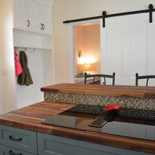 sliding door for powder room