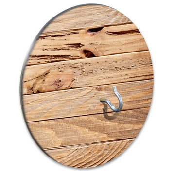 Country Living Rustic Ash Wood Hook Ring Game