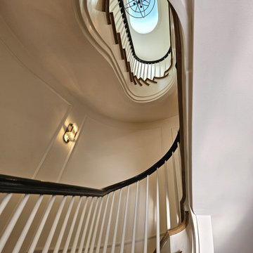 Project #131 | Three-Story Elliptical Staircase in Historic Home