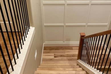 Example of an arts and crafts staircase design in Portland